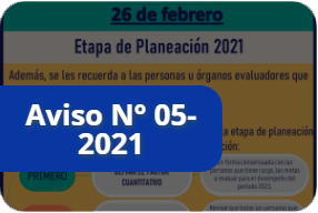 Conclusión etapa de cierre de la evaluación del desempeño 2020